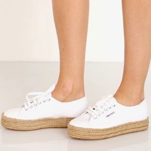 SUPERGA 2730 Cotropew White Espadrille Sneaker 39